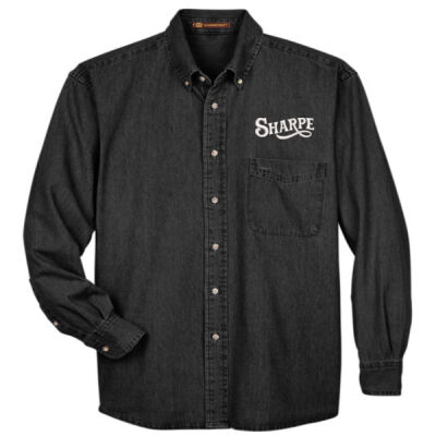 M550 - Harriton Long Sleeve Denim Shirt Men's  Thumbnail