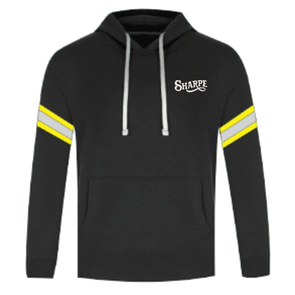 L00660 - Safety Pullover Hoodie with Reflective Striping Men's Thumbnail