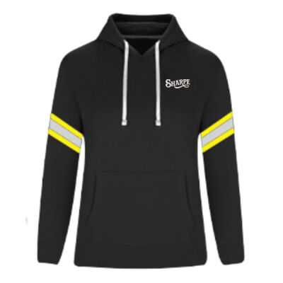 L00661 - Safety Pullover Hoodie with Reflective Striping Woman's Thumbnail