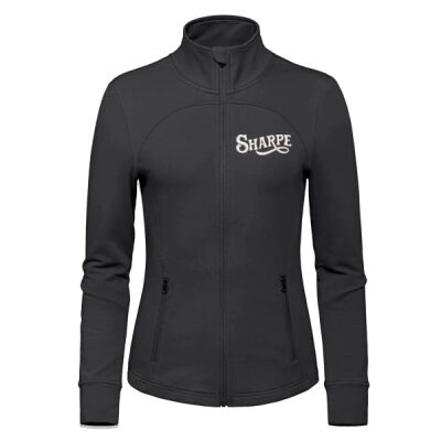 NEW L00851 - Embroidered Ladies French Terry Performance Full Zip Sweatshirt  Thumbnail