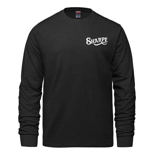 NEW S05615 - Adult Ring Spun Combed Cotton Long Sleeve Crewneck T-Shirt  Thumbnail