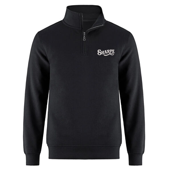 NEW L00545 - Embroidered 1/4 Zip Sweatshirt Thumbnail